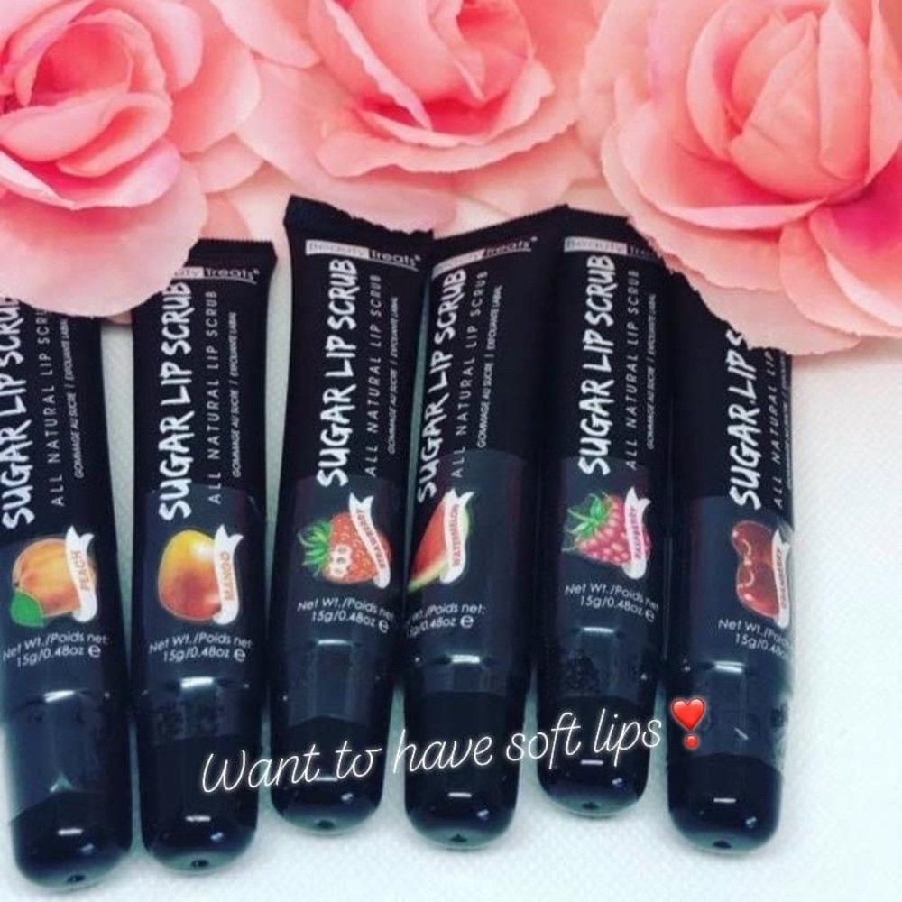 Sugar lip scrubs by beauty treat